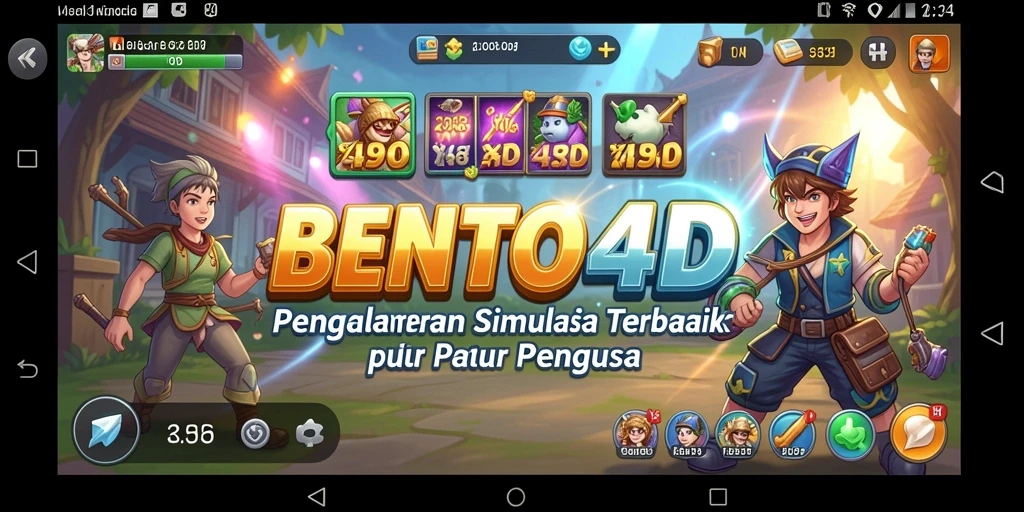 Screenshot gameplay BENTO4D menampilkan aksi mendebarkan dalam simulasi.