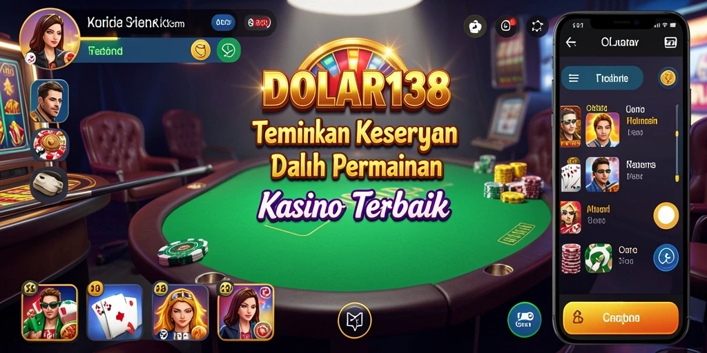 Tampilan screenshot DOLAR138 menunjukkan keseruan permainan kasino yang mendebarkan.