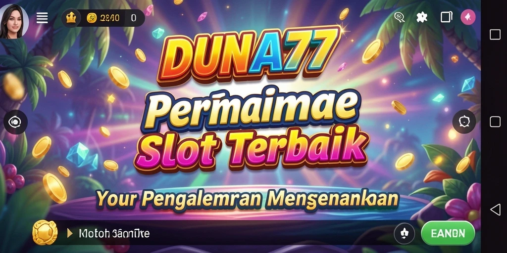 Screenshot permainan DUNIA77 menampilkan aksi Slot yang mendebarkan.