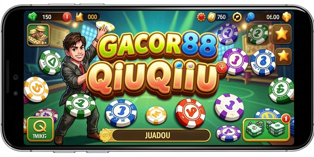 Tampilan gameplay QiuQiu yang menarik di GACOR88.