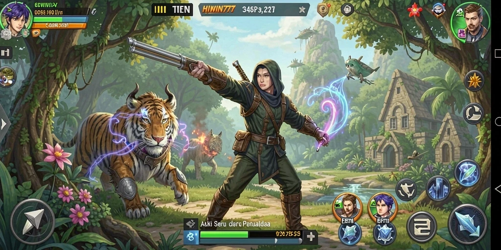 Tampilan gameplay HIWIN777 yang mendebarkan dengan aksi tanpa henti.