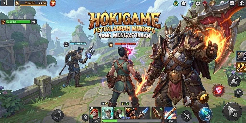 Tampilan gameplay HOKIGAME yang menarik dan penuh aksi.
