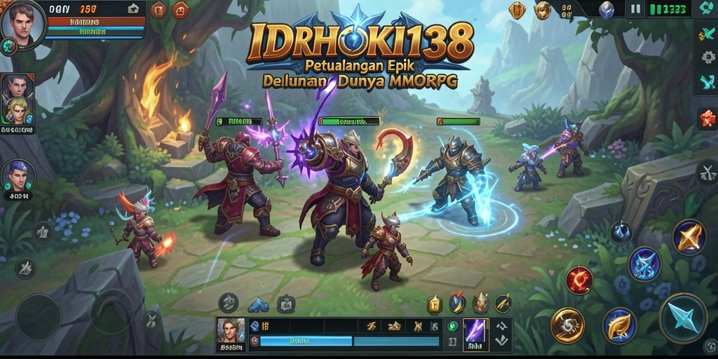 Tangkapan layar dari gameplay menarik dalam <strong>IDRHOKI138</strong>, menunjukkan pertarungan epik di dunia MMORPG.