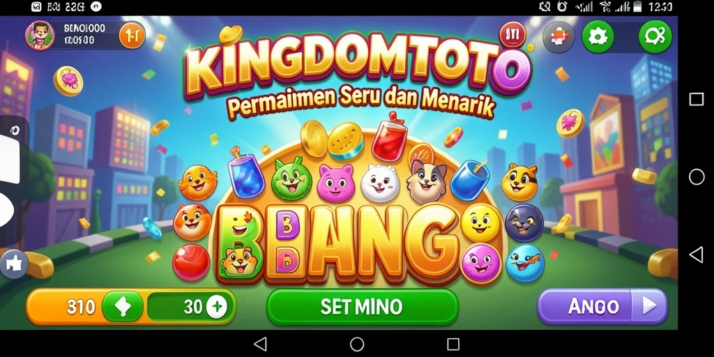 Tampilan menarik dari gameplay KINGDOMTOTO dalam permainan Bingo.