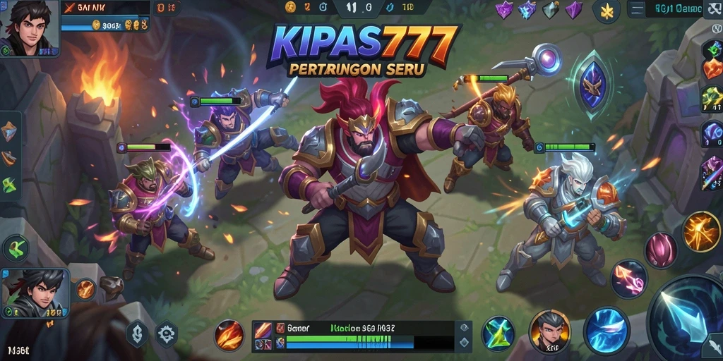 Gameplay seru KIPAS777 dengan pertarungan tim yang strategis.
