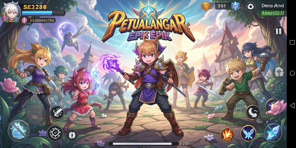 Tampilan menarik dari gameplay SE328 yang penuh aksi di dunia Anime.