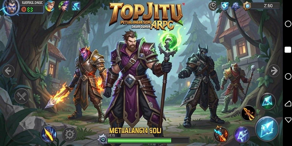 Tampilan gameplay seru dan menantang di dunia ARPG.